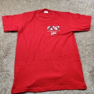 Vintage 1986 Coca Cola Centennial Celebration Red T Shirt Men's Medium M